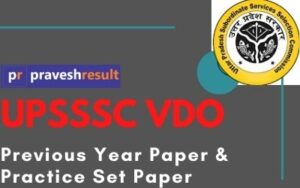 Read more about the article [PDF] Download UPSSSC VDO Previous Year Papers and Practice Sets